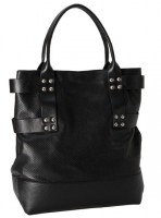 Hinge Perforated Leather Tote