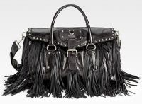 Prada Vitello Shine Fringe Satchel Prada Vitello Shine Fringe Satchel
