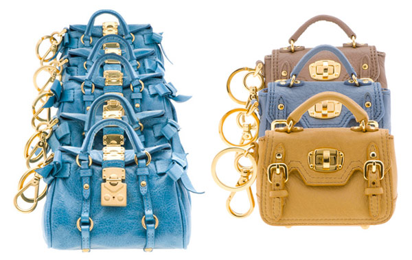 Miu miu top bag charm