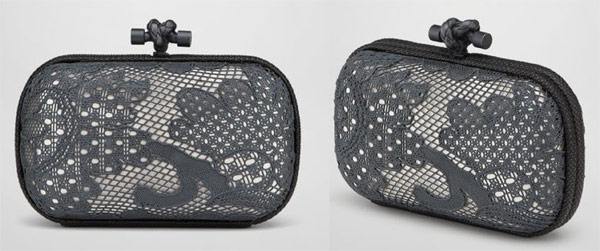 Bottega Veneta Metal Lace Karung Knot Clutch