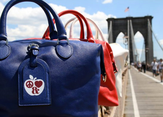 Mulberry opens its New York flagship with bags that are red