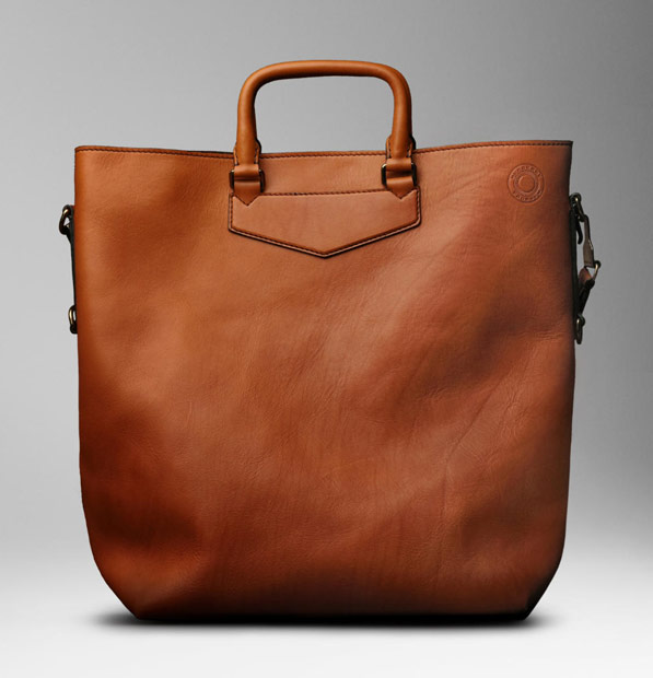 Man Bag Monday: Burberry Large Washed Leather Tote - PurseBlog