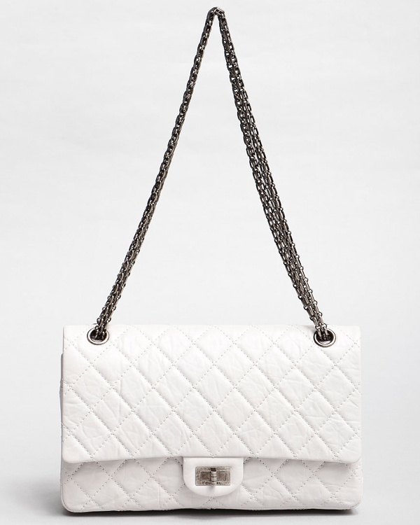 Chanel White Reissue 2.55 Chanel White Reissue 255