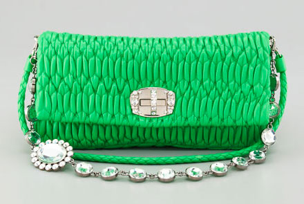 Miu-Miu-Ruched-Nappa-Leather-Crystal-Bag Miu Miu Ruched Nappa Leather Crystal Bag