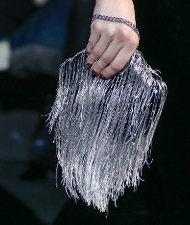 Armani Fall 2013 Fringe Clutch