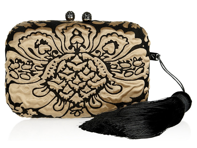 Kotur Margo Brocade Box Clutch