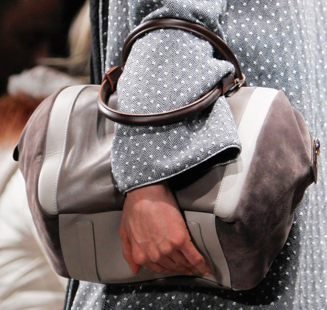 Missoni Fall 2013 Suede and Leather Tote Bag