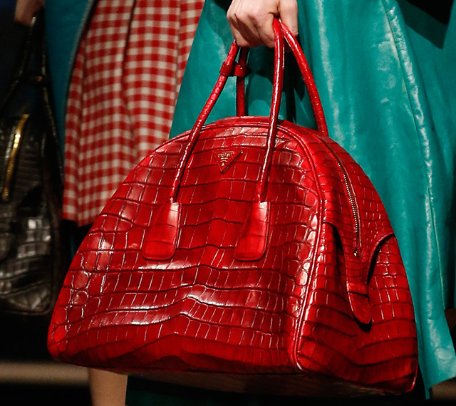 Prada Fall 2013 is full of simple shapes and lush textures PurseBlog