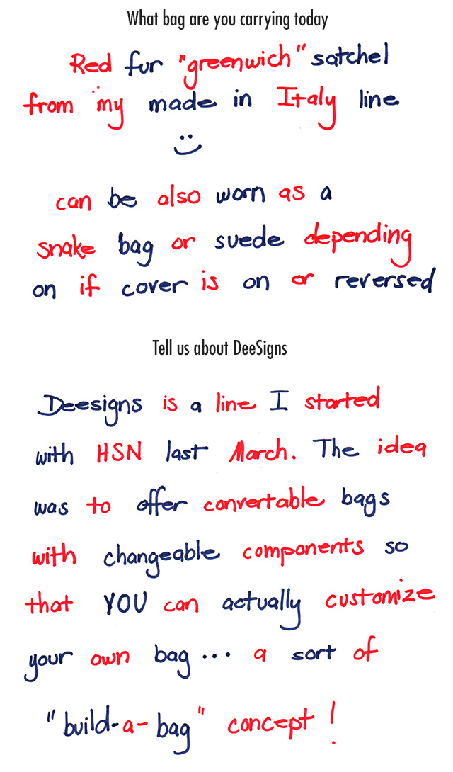 What's In Dee Hilfiger's Bag (2)