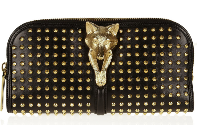 Burberry Prorsum Studded Leather Clutch