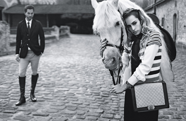 The Spring 2013 Chanel Boy Bags, with advertising campaign featuring Alice Dellal (2)