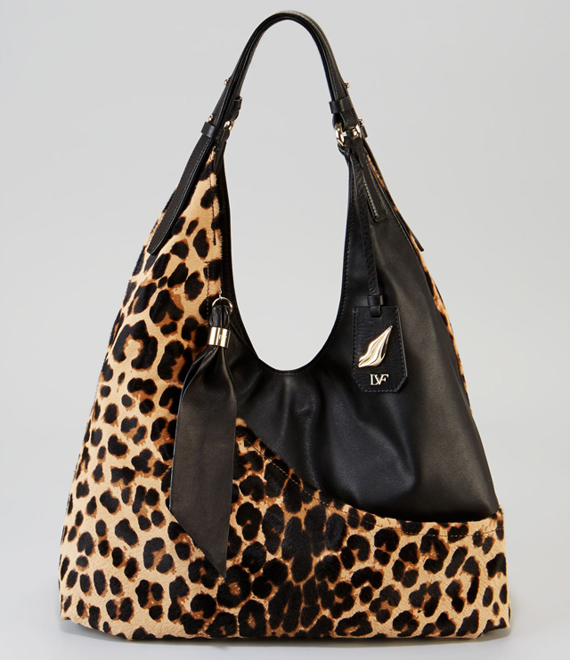 Diane von Furstenberg Leopard Wrap Bag