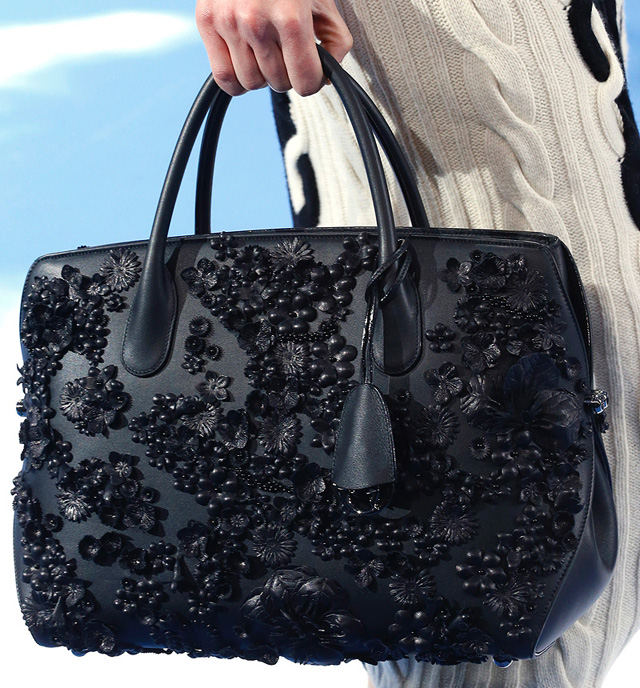 Dior Fall 2013 Embellished East West Bar bag