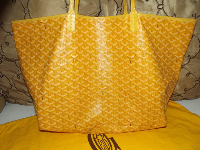 Goyard St Louis Tote Yellow