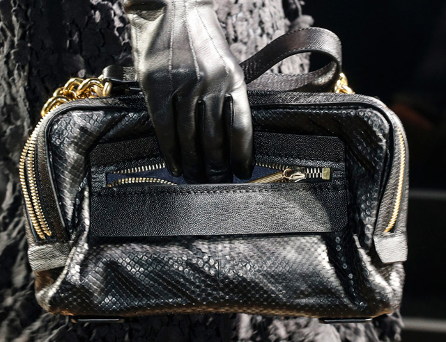 Lanvin Snakeskin Shoulder Bag