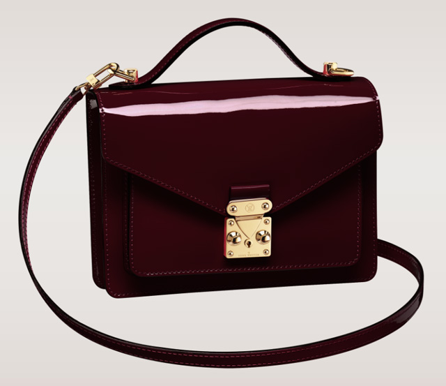 Louis Vuitton Monceau BB Bag Amarante Vernis