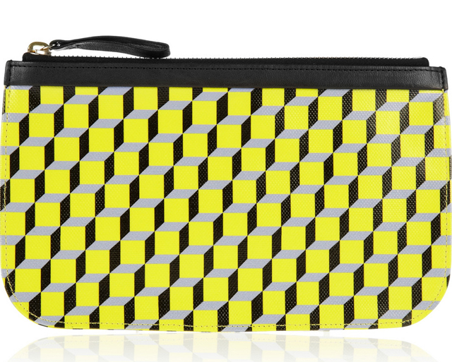 Pierre Hardy Cube Print Pouch