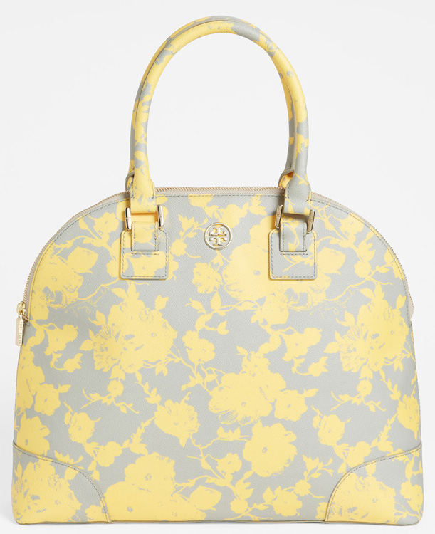 Tory Burch Robinson Canvas Dome Satchel