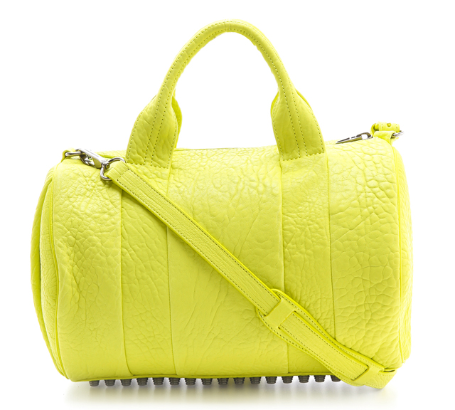 The 2103 Met Gala is celebrating punk fashion, and so are these handbags 6 Alexander Wang Rocco Neon Duffel