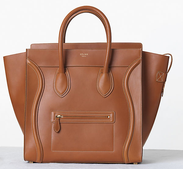 Celine Vegetal Leather Luggage Tote Fall 2013