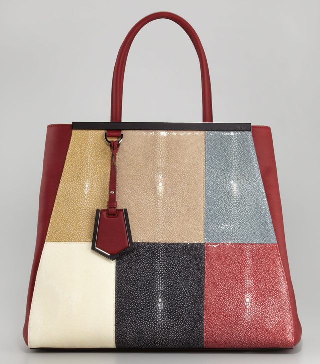 Fendi 2Jours Stingray Large Tote