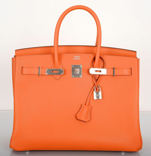 Hermès Mangue Orange Epsom 35cm Birkin Bag