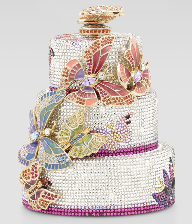 Judith Leiber Butterfly Cake Minaudiere