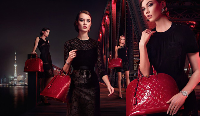 Louis Vuitton Alma Bag Chic on the Bridge Ad Campaign, featuring Karlie Kloss (6)