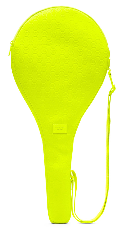 MICHAEL Michael Kors Jet Set Neoprene Tennis Racket Case Yellow