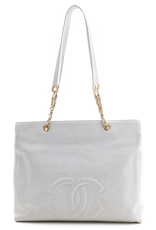 Chanel Caviar Large Tote Bag from What Goes Around Comes Around