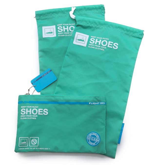 Flight 001 Go Clean Shoe Bag Set