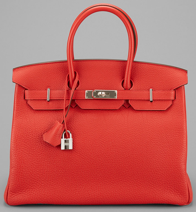 Hermes Birkin Red Garance Leather 35cm