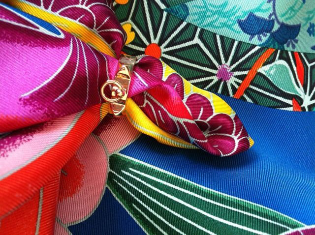 Hermes Scarf and Ring