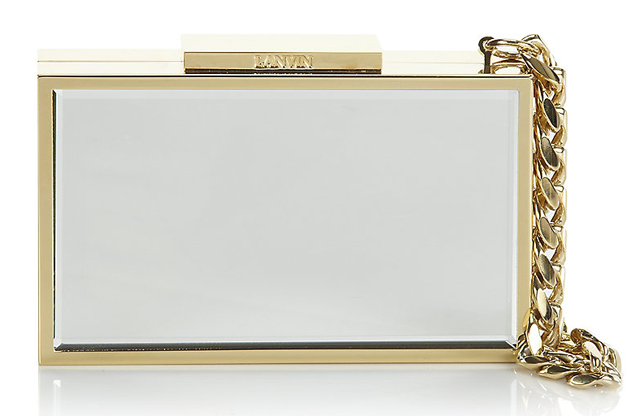 Shop a Gatsby-inspired selection of bags, baubles and bubbly with Harrod's 1 Lanvin Mirrored Minaudiere Bag