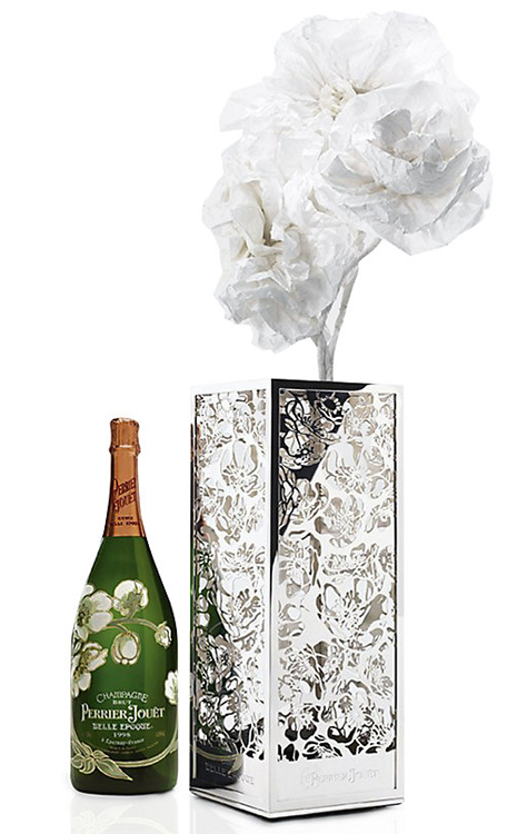 Perrier-Jouet Belle Epoche Magnum and Anemone Vase
