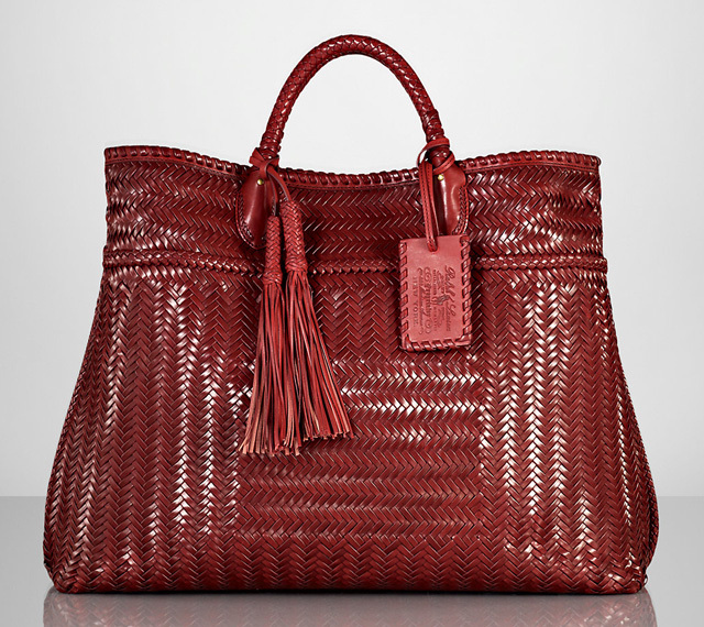 Ralph lauren vachetta scroll tote online