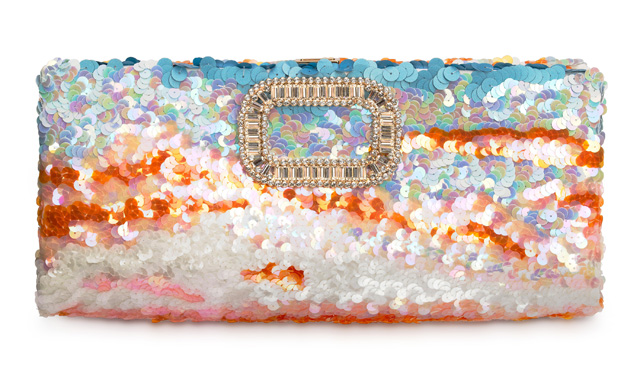 Roger Vivier Paillettes In The Sky Clutch