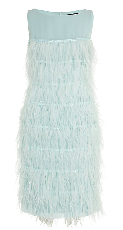 Shop a Gatsby-inspired selection of bags, baubles and bubbly with Harrod's 6 St. John Tiered Feather Cocktail Dress
