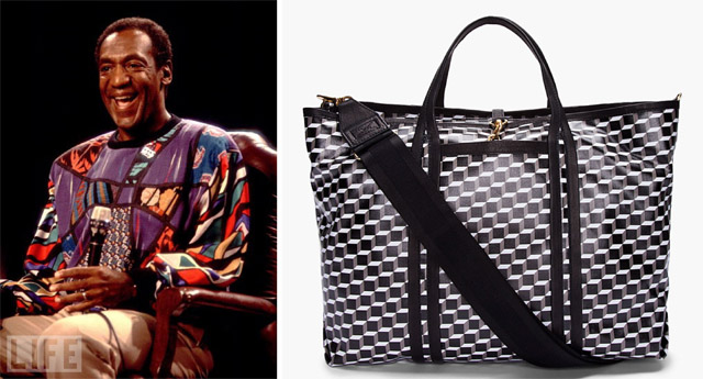 Bill Cosby and Pierre Hardy Cube Print Tote