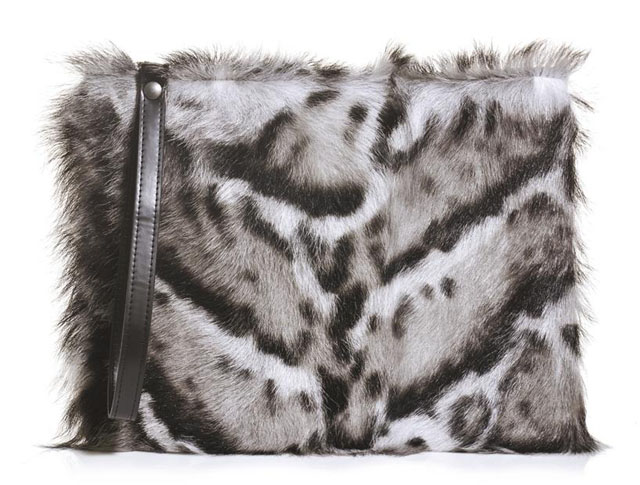 Christopher Kane Jaguar Print Clutch