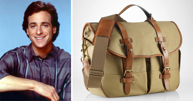 Danny Tanner and Polo Ralph Lauren Canvas Messenger Bag