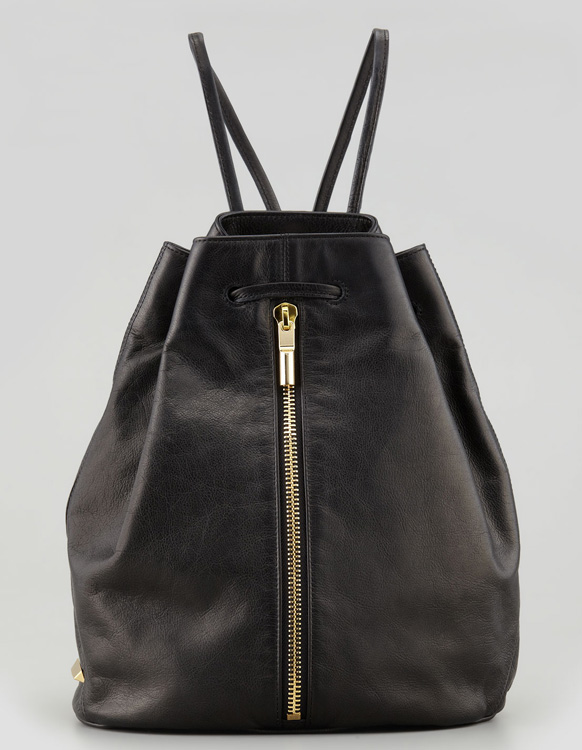 Elizabeth and James LeaElizabeth and James Leather Drawstring Sling Bagther Drawstring Sling Bag