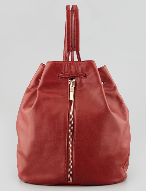 Elizabeth and James Leather Drawstring Sling