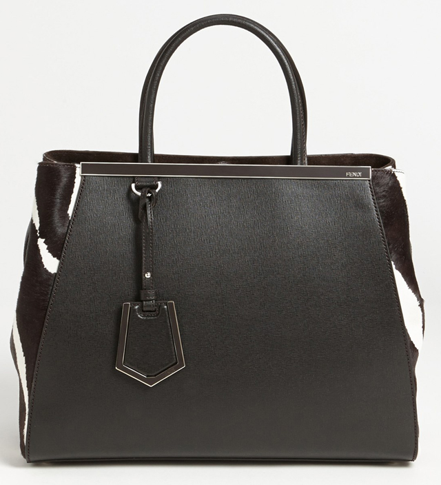 Fendi 2Jour Calf Hair Shopper