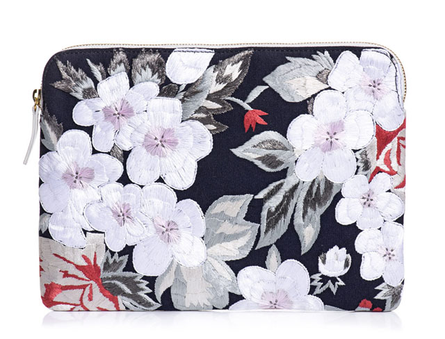 Lizzie Fortunato Floral Embroidered Clutch