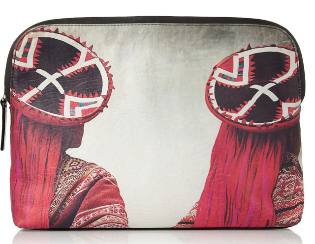 Mario Testino for Mate Uru Printed Clutch