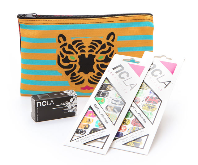 NCLA Includes a Cute Little Bag With Its Awesome Nail Wraps 1 NCLA I Don't Play Nice & Umoja Nail Gift Set