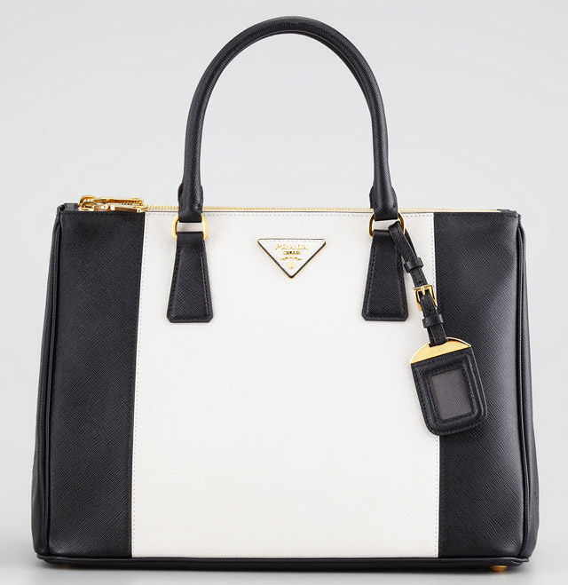The Look for Less Black and White Stripes PurseBlog