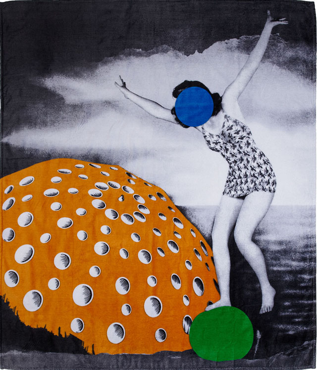 WOW! John Baldessari Double Beach Towel