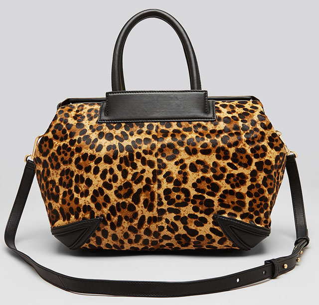 B Brian Atwood Sophia Leopard Doctor Bag